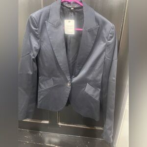 Theory blue pin striped blazer, Sz 10